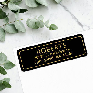 Classic Return Address Label