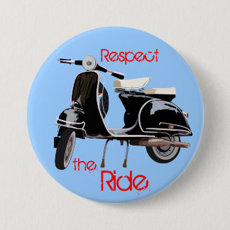 classic ride 7.5 cm round badge