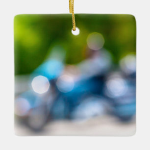 classic rider ceramic ornament