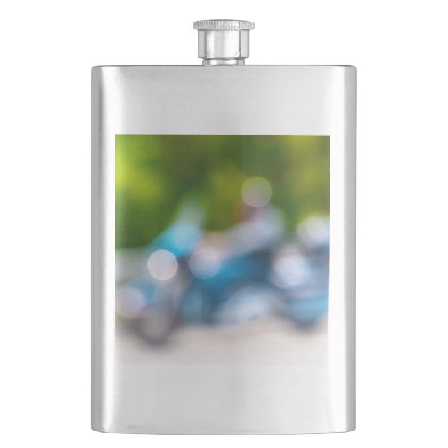 classic rider hip flask (Front)