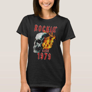 Classic Rock 1979 42th Birthday Rock And Roll Dist T-Shirt