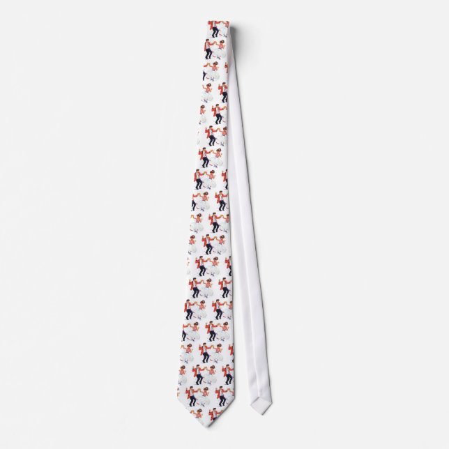 Classic Rock and Roll  Jive Dancing Tie (Front)