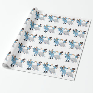 Classic Rock and Roll Jivers  wrapping Paper