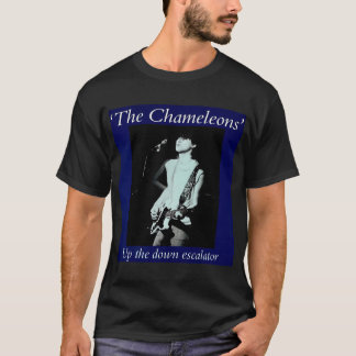Classic Rock Band Up The Down Escalator Chameleons T-Shirt