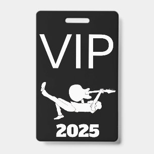 Classic Rock Custom Concert ID Badge