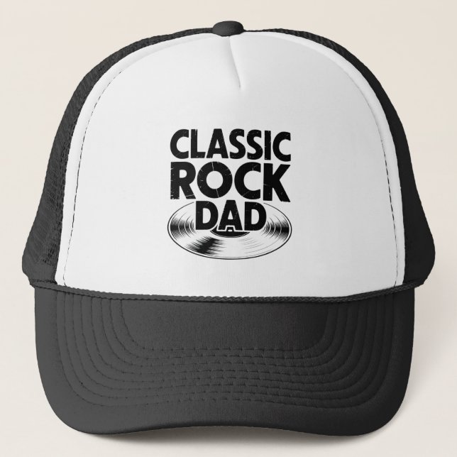 Classic Rock Dad Trucker Hat (Front)