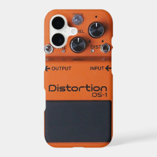 Classic Rock Orange Distortion Pedal iPhone Case!