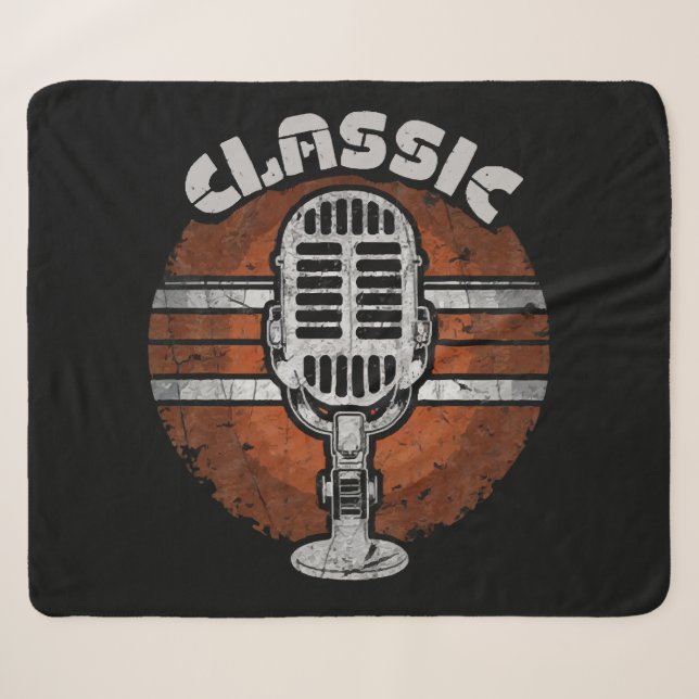 Classic-rock Sherpa Blanket (Front (Horizontal))