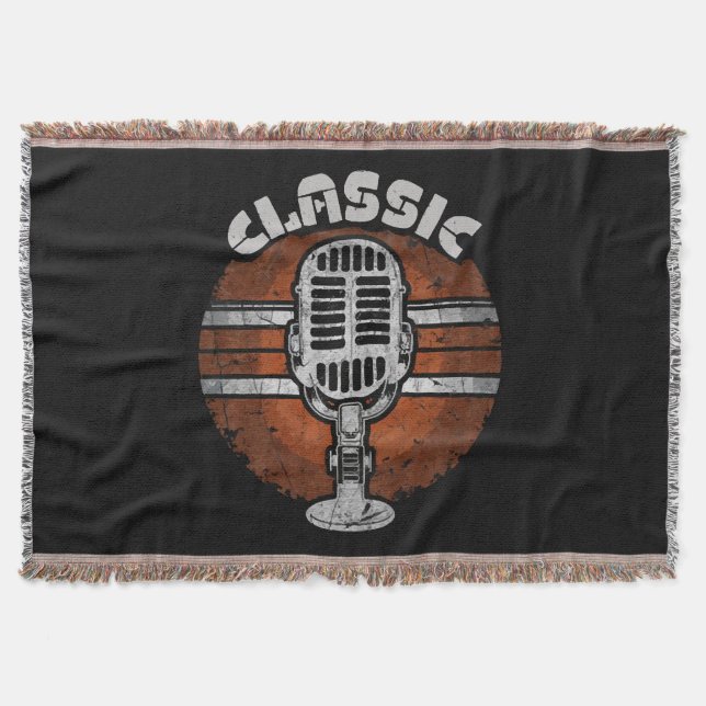 Classic-rock Throw Blanket (Front)