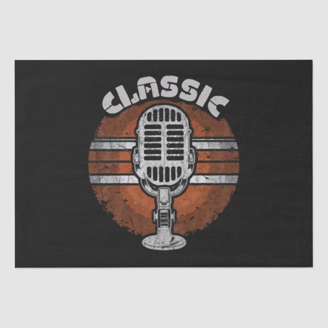 Classic-rock Tissue Paper (Front)