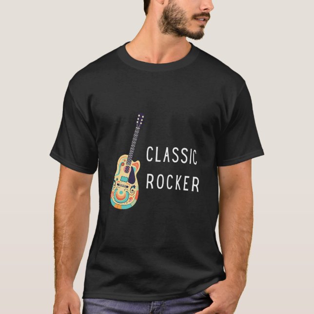 Classic Rocker - Guitar T-Shirt (Front)