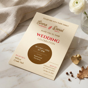 Classic Romance Wedding Invitation Card