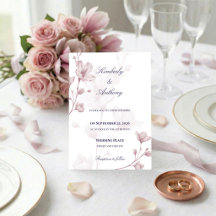 Classic Romantic Dusty Rose Floral Wedding