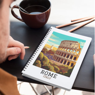 Classic Rome Italy Colosseum Historic Notebook