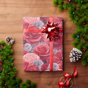 Classic Rose Vegas Wrapping Paper