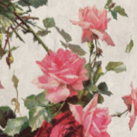 Classic Roses & Florals Peel & Stick Beige