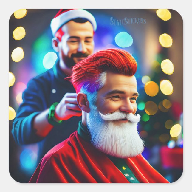 Classic Round Corner Square Stickers (Front)