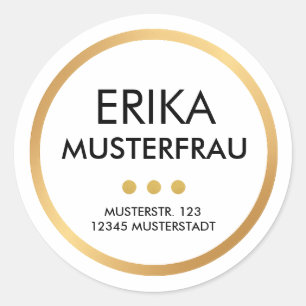  CLASSIC ROUND STICKER