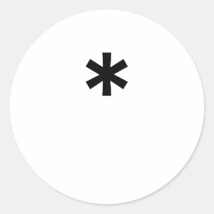 * CLASSIC ROUND STICKER