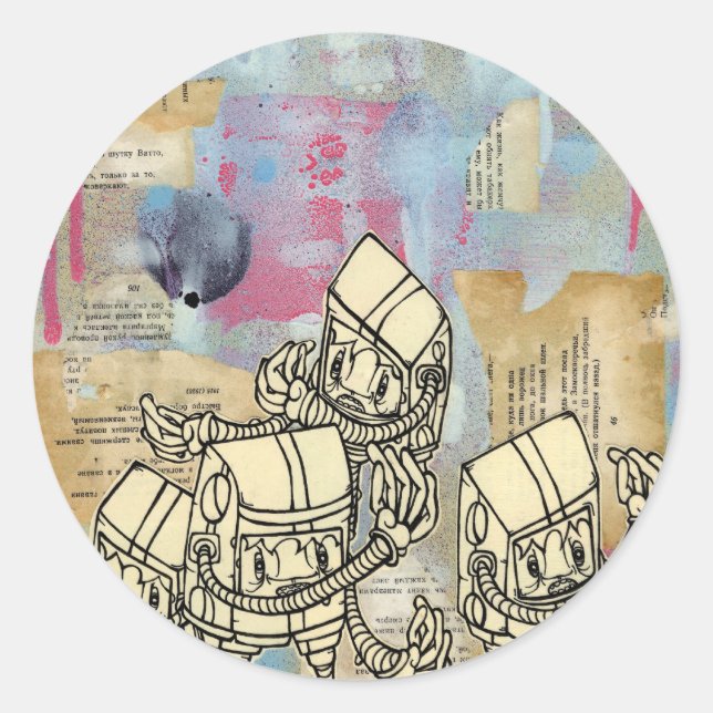  CLASSIC ROUND STICKER (Front)