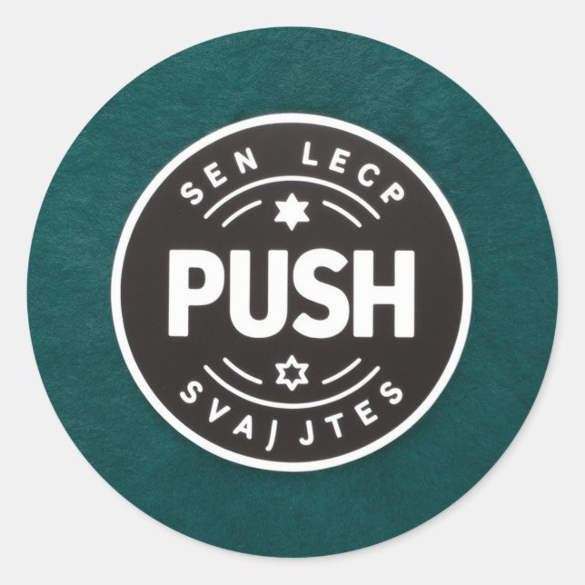 CLASSIC ROUND STICKER  (Front)