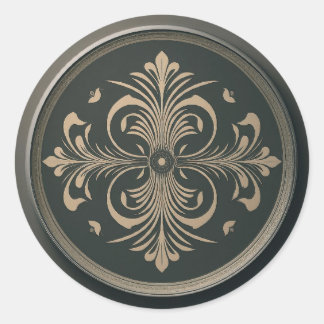 Classic round sticker