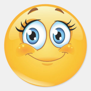Classic Round Sticker/Emoticons Sticker