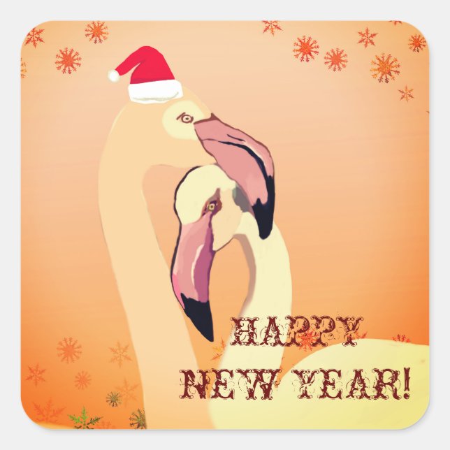 Classic Round Sticker, Glossy Square Sticker (Front)