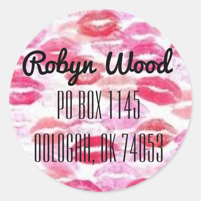 Classic Round Sticker, Glossy Sticker (Front)