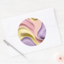 Classic round sticker in stylish graphic