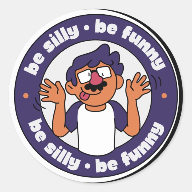 Classic Round Stickers (Front)