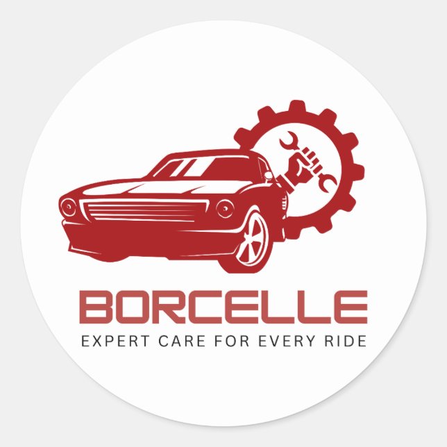 Classic Round Stickers  (Front)