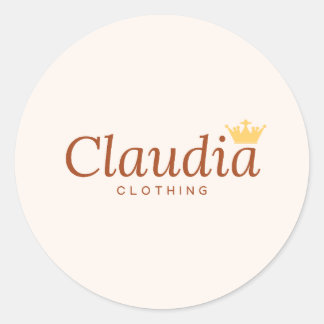 Classic Round Stickers 
