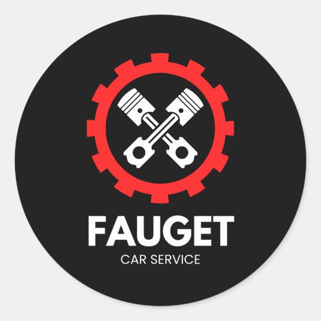 Classic Round Stickers  (Front)