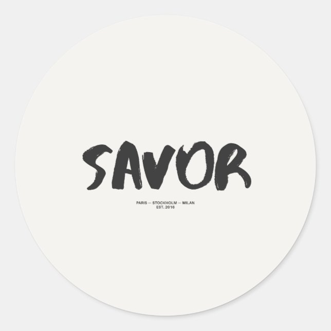 CLASSIC ROUND STICKERS  (Front)