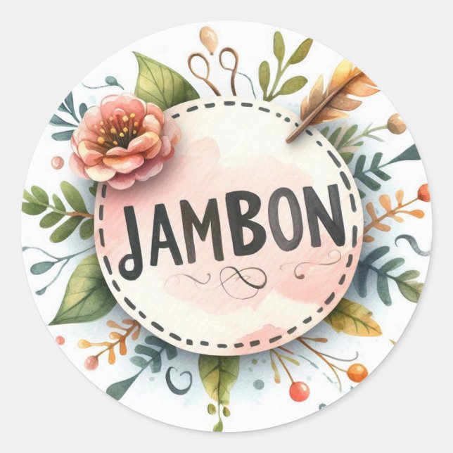 Classic round stickers (Front)