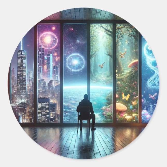 Classic Round Stickers (Front)