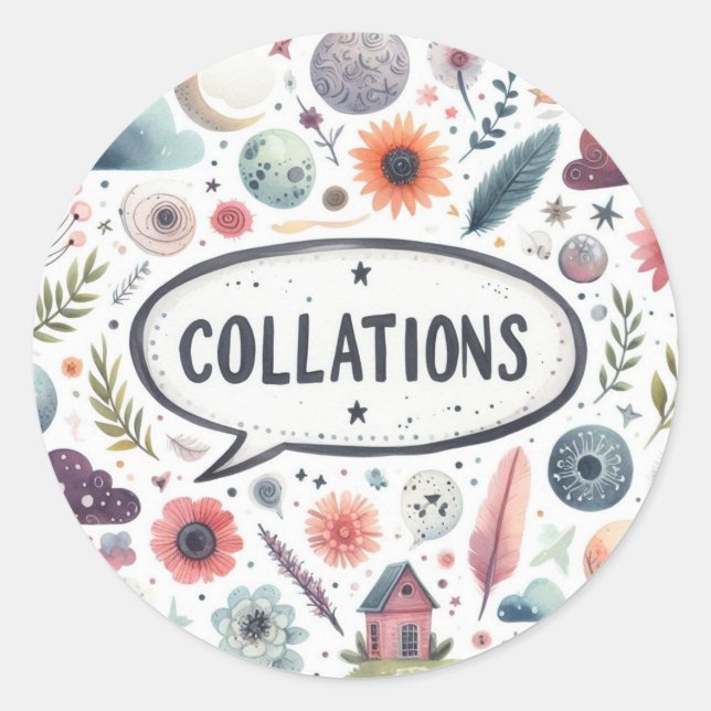 Classic Round Stickers (Snacks) (Front)