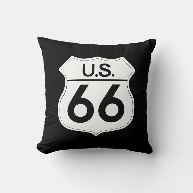 Classic Route 66  Cushion (Front)