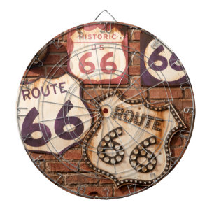 Classic Route 66 Dartboard