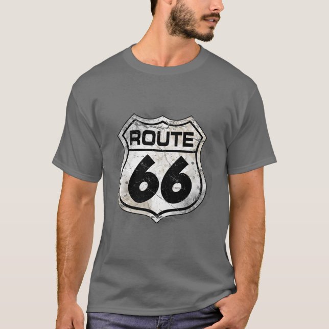 Classic Route 66 T-Shirt (Front)