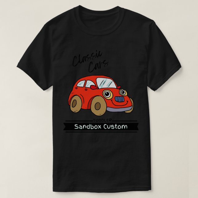 Classic s Toddler Sandbox Custom T-Shirt (Design Front)