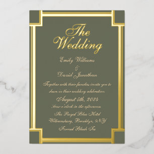 Classic Sage Green and White