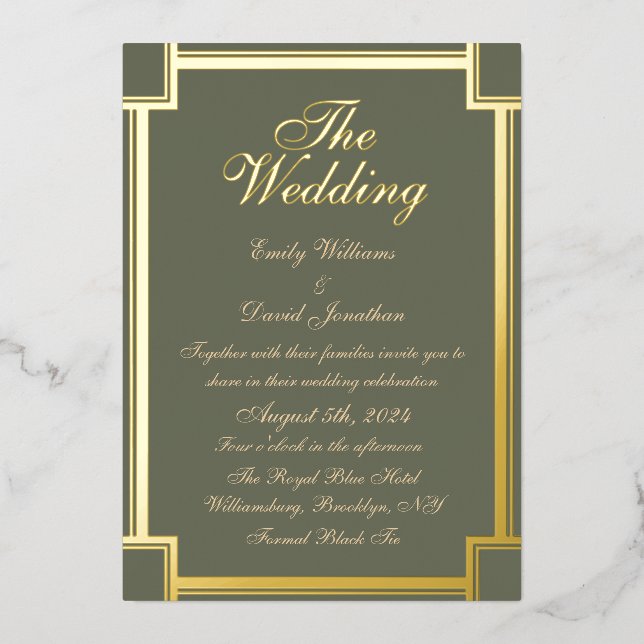 Classic Sage Green and White (Front)