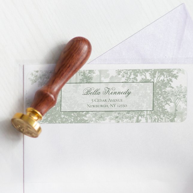 Classic Sage Green Landscape Toile Wedding (Creator Uploaded)