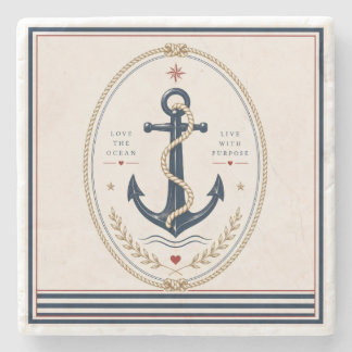 Classic Sailorcore Nautical Coaster