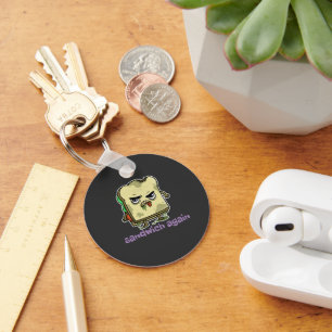 Classic Sandwich Again Key Ring