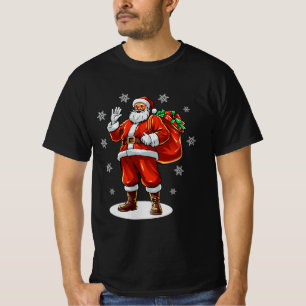 Classic Santa Claus bringing Christmas presents T-Shirt