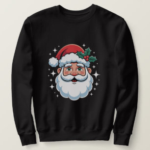 Classic Santa Claus Face Christmas Sweatshirt