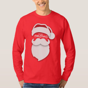 "Classic Santa Vibes" – Festive Beard & Cap Christ T-Shirt